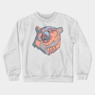 Hand drawn bear head vector illustration Crewneck Sweatshirt